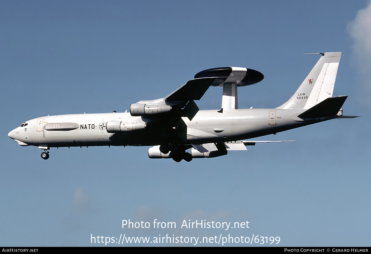 Aircraft Photo of LX-N90445 | Boeing E-3A Sentry | Luxembourg - NATO | AirHistory.net #63199