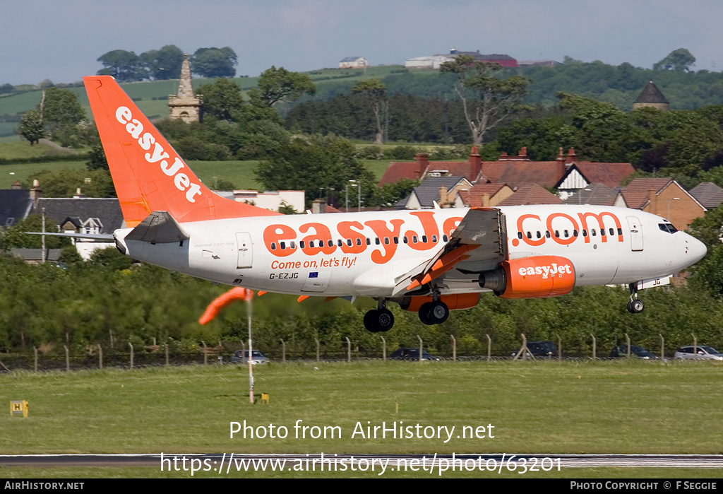 Aircraft Photo of G-EZJG | Boeing 737-73V | EasyJet | AirHistory.net #63201