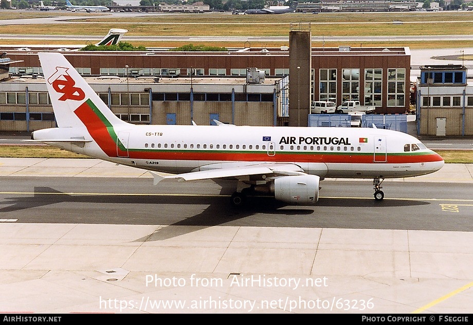 Aircraft Photo of CS-TTB | Airbus A319-111 | TAP Air Portugal | AirHistory.net #63236