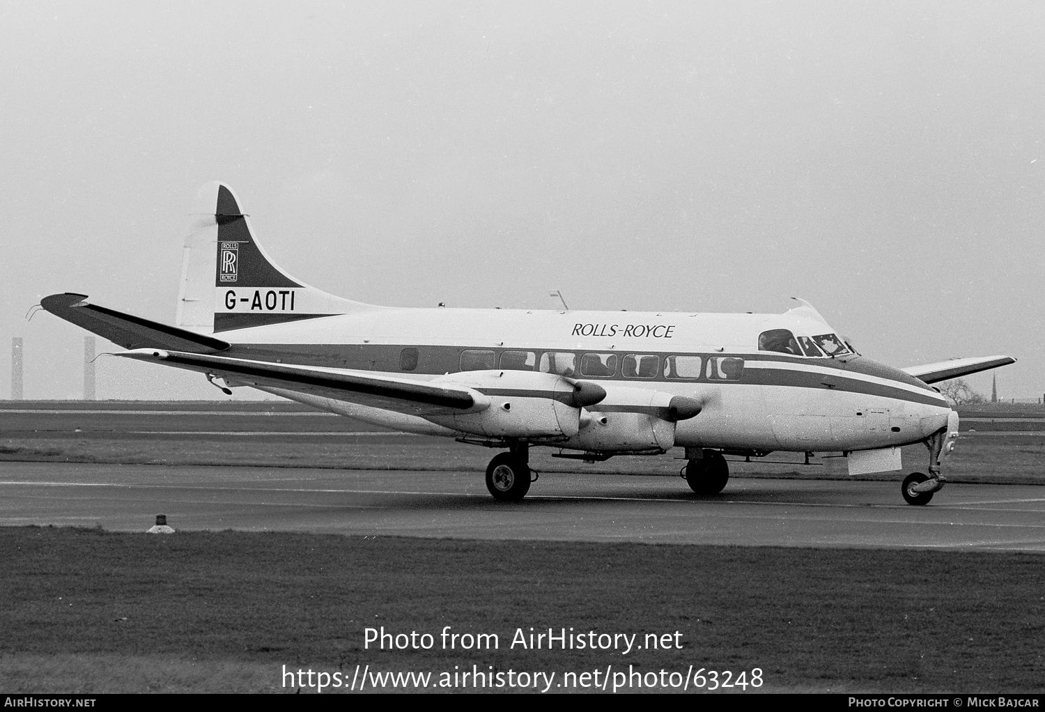 Aircraft Photo of G-AOTI | De Havilland D.H. 114 Heron 2D | Rolls-Royce | AirHistory.net #63248