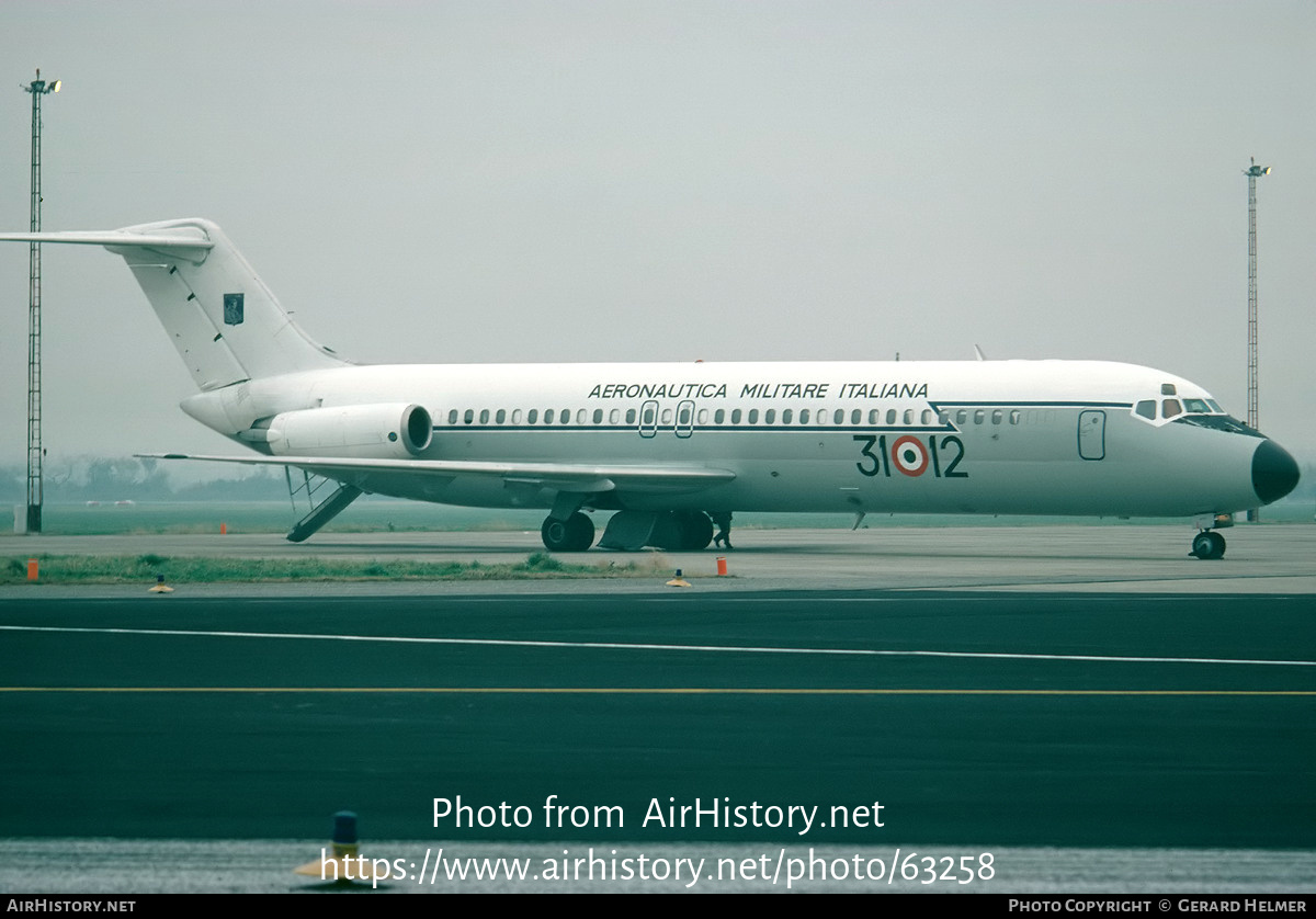 Aircraft Photo of MM62012 | McDonnell Douglas DC-9-32 | Italy - Air Force | AirHistory.net #63258