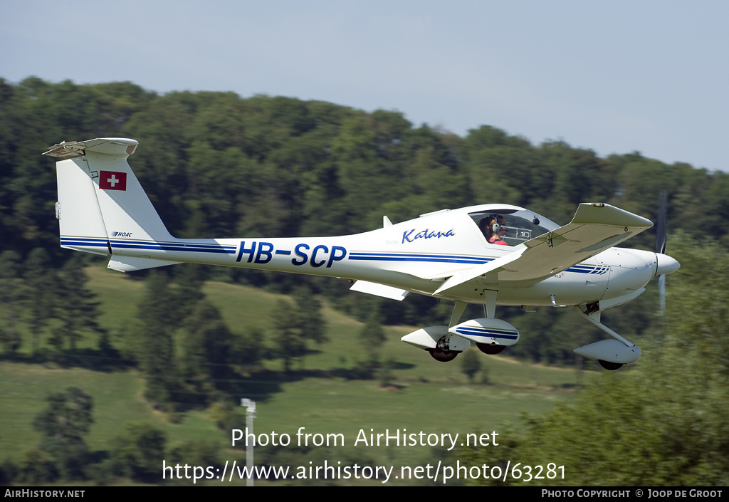 Aircraft Photo of HB-SCP | HOAC DV-20 Katana | AirHistory.net #63281