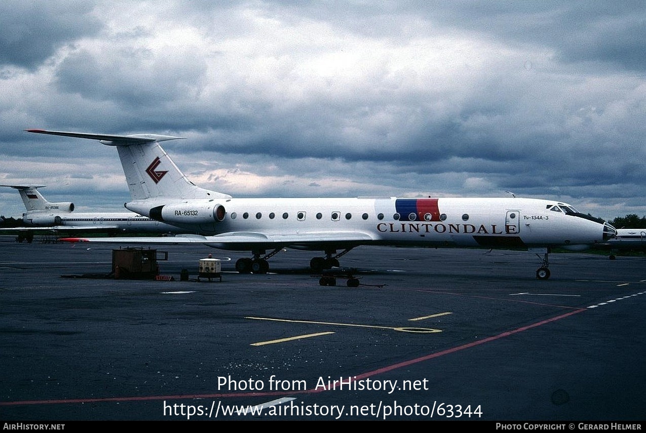 Aircraft Photo of RA-65132 | Tupolev Tu-134A-3 | Clintondale Aviation | AirHistory.net #63344