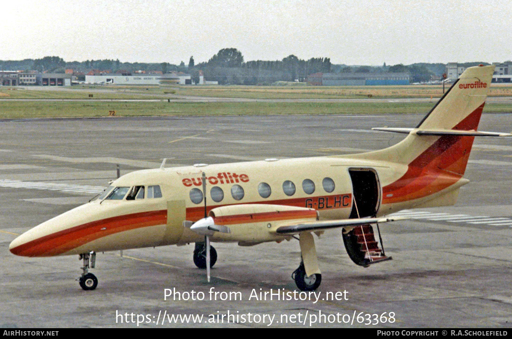 Aircraft Photo of G-BLHC | British Aerospace BAe-3102 Jetstream 31 | Euroflite | AirHistory.net #63368