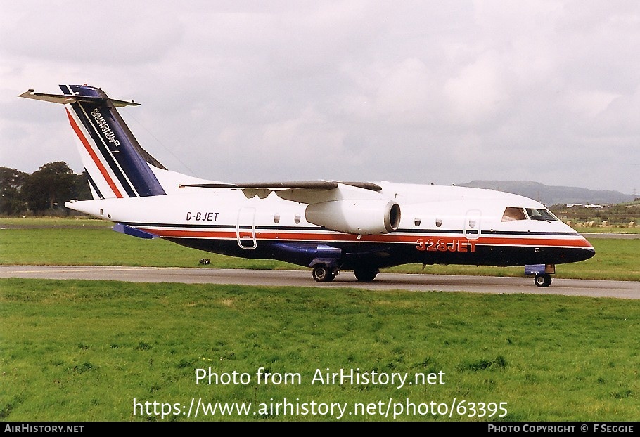 Aircraft Photo of D-BJET | Fairchild Dornier 328JET | Fairchild Dornier | AirHistory.net #63395