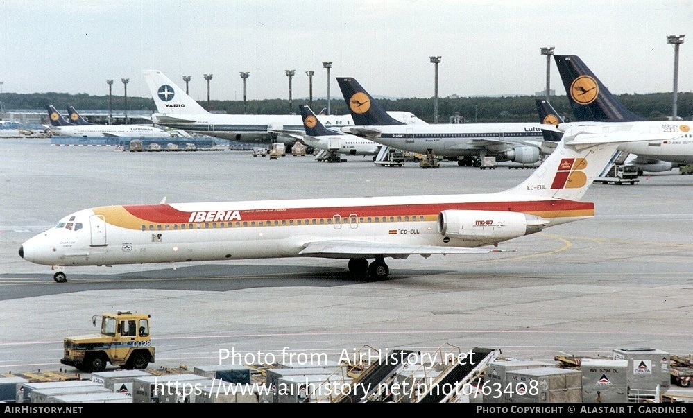 Aircraft Photo of EC-EUL | McDonnell Douglas MD-87 (DC-9-87) | Iberia | AirHistory.net #63408