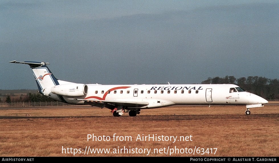 Aircraft Photo of F-GRGD | Embraer ERJ-145EU (EMB-145EU) | Régional Airlines | AirHistory.net #63417