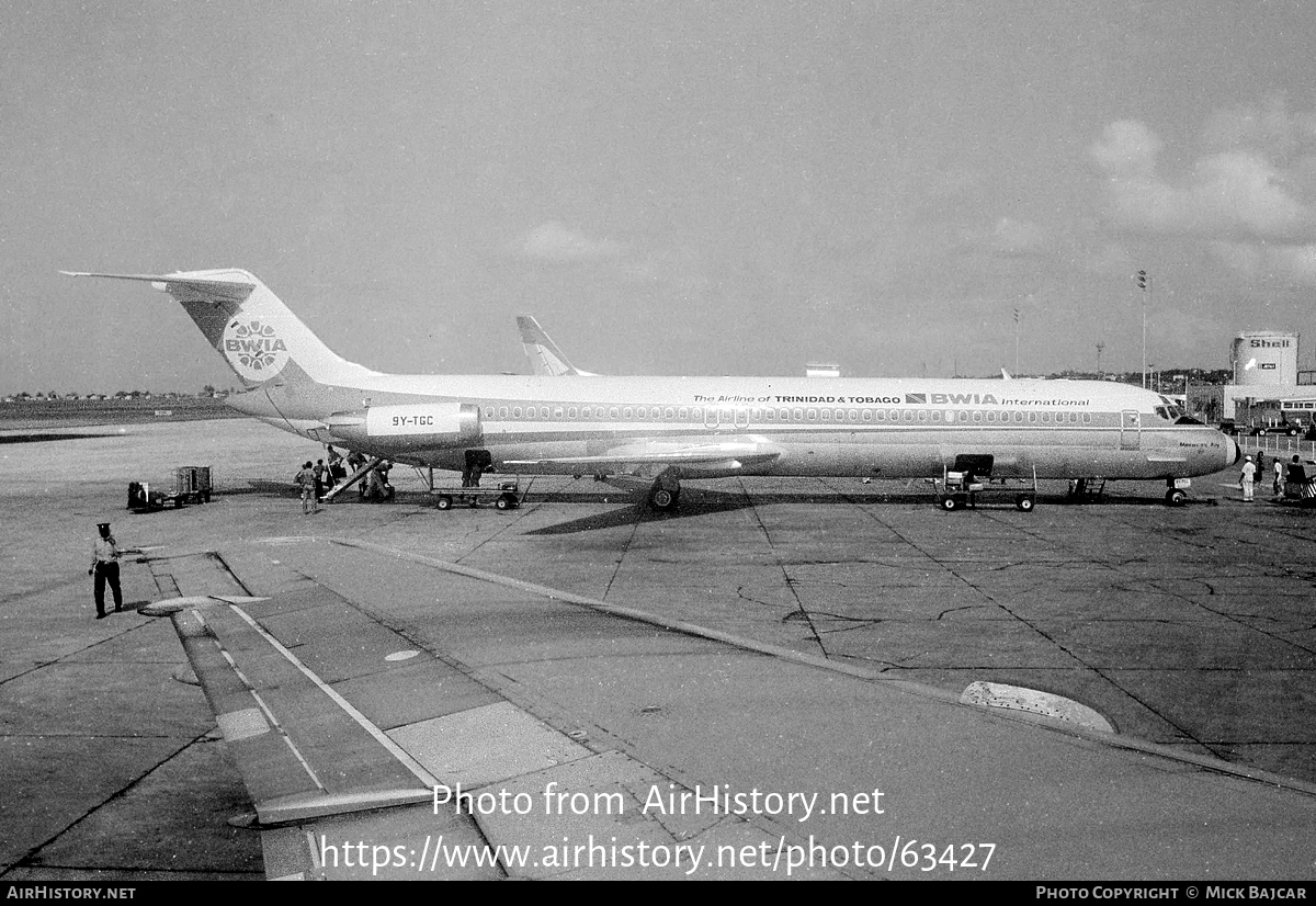 Aircraft Photo of 9Y-TGC | McDonnell Douglas DC-9-51 | BWIA International | AirHistory.net #63427