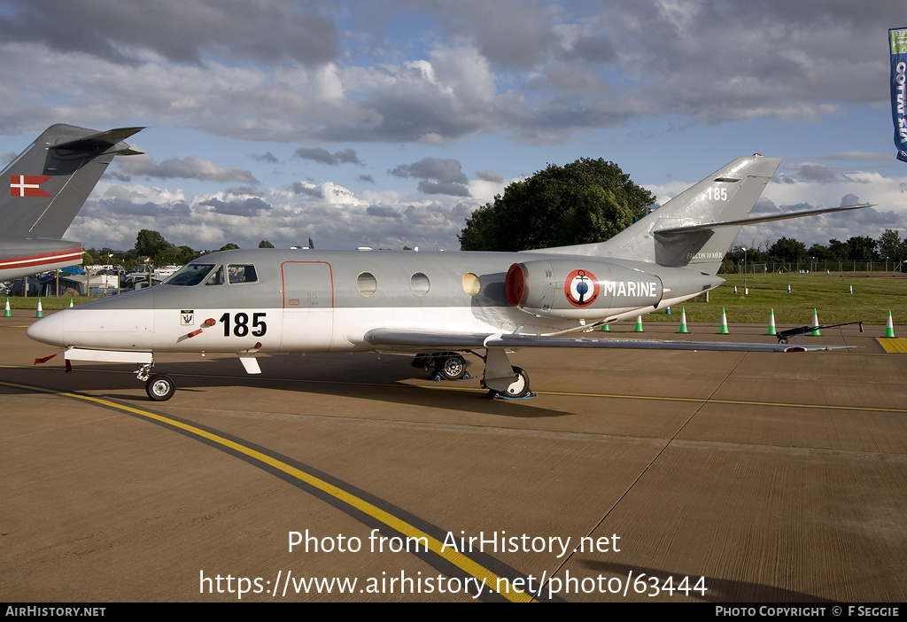 Aircraft Photo of 185 | Dassault Falcon 10MER | France - Navy | AirHistory.net #63444