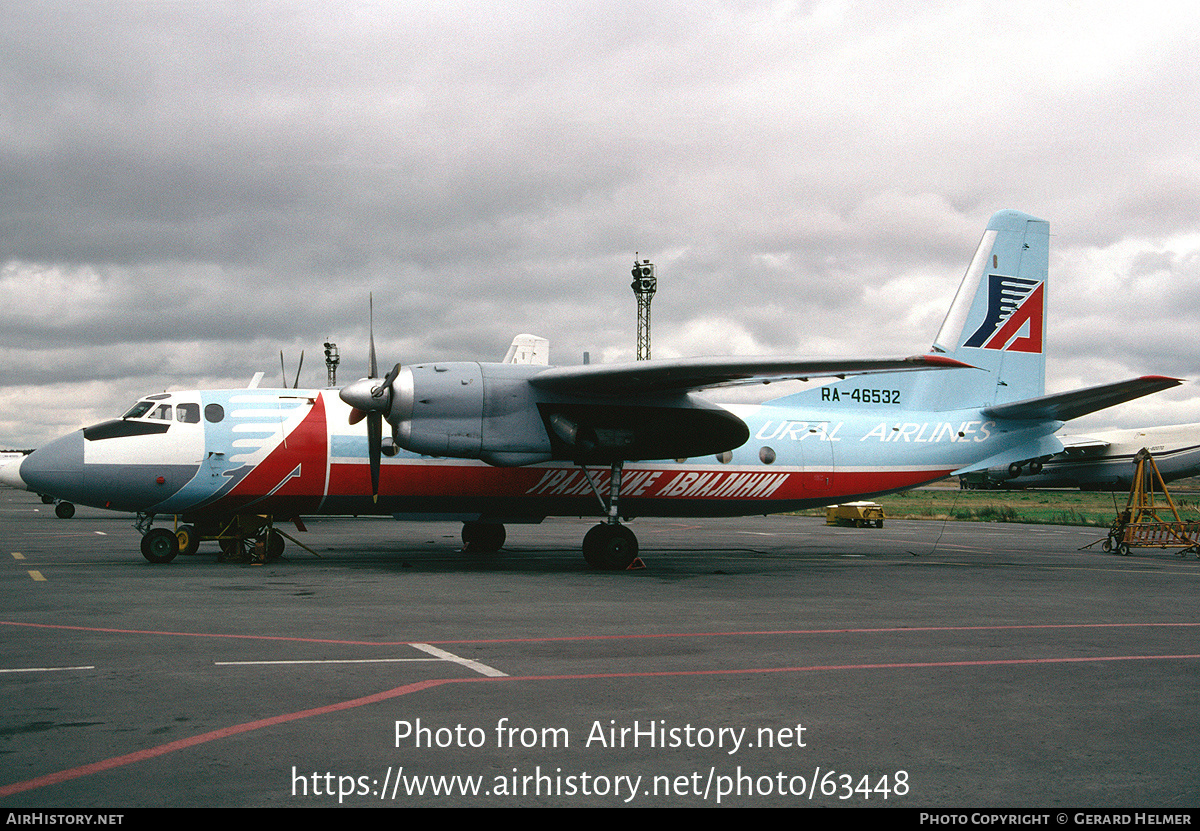 Aircraft Photo of RA-46532 | Antonov An-24RV | Ural Airlines | AirHistory.net #63448