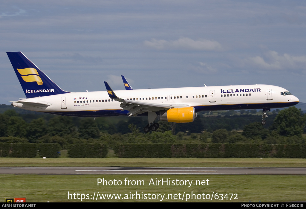 Aircraft Photo of TF-FIA | Boeing 757-256 | Icelandair | AirHistory.net #63472