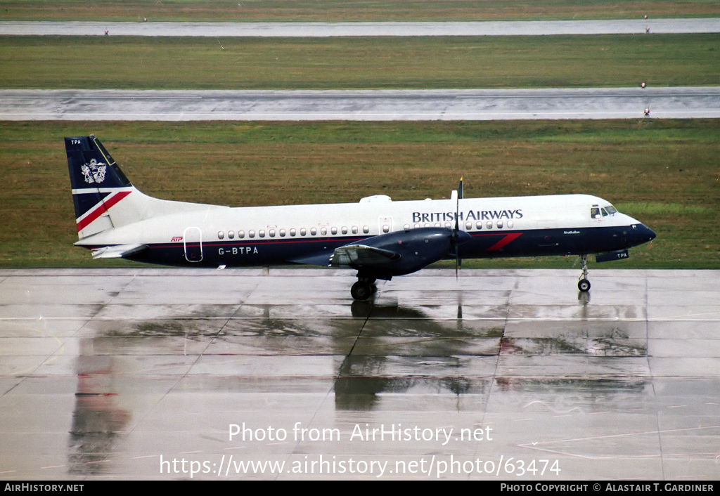 Aircraft Photo of G-BTPA | British Aerospace ATP | British Airways | AirHistory.net #63474