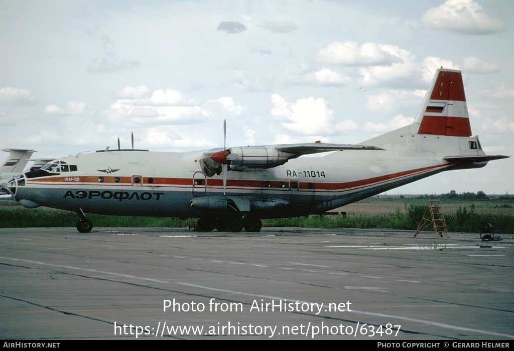 Aircraft Photo of RA-11014 | Antonov An-12B | Aeroflot | AirHistory.net #63487