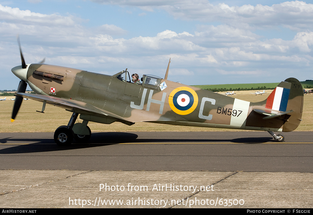 Aircraft Photo of G-MKVB / BM597 | Supermarine 349 Spitfire LF5B | UK - Air Force | AirHistory.net #63500