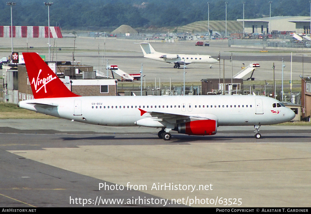 Aircraft Photo of SX-BSV | Airbus A320-231 | Virgin Atlantic Airways | AirHistory.net #63525