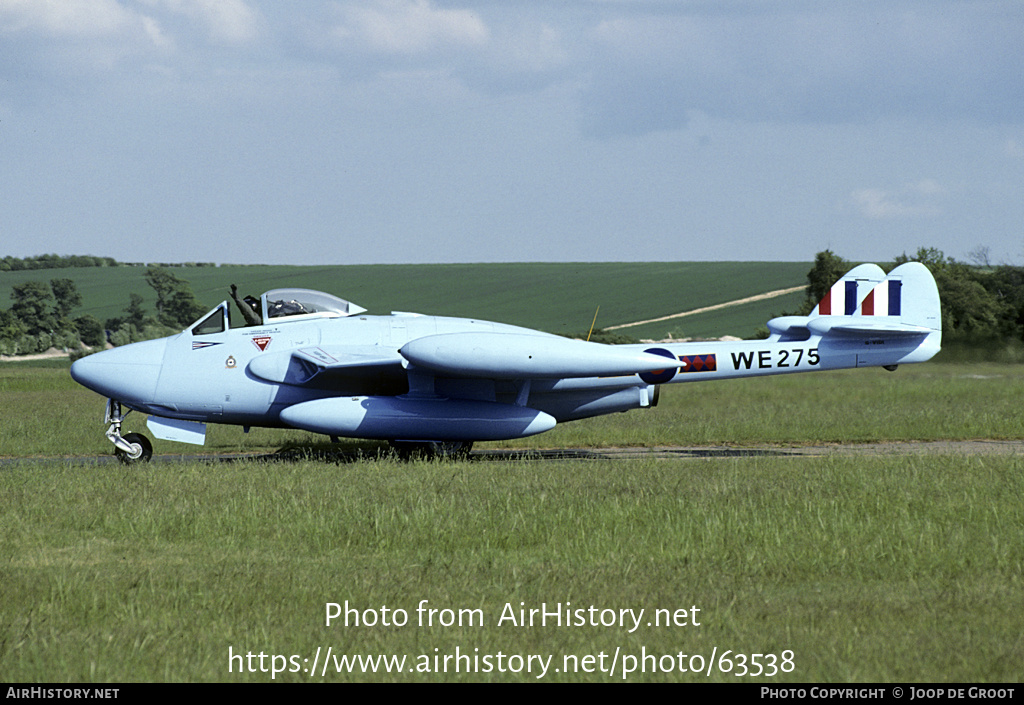 Aircraft Photo of G-VIDI / WE275 | De Havilland D.H. 112 Venom FB50 | UK - Air Force | AirHistory.net #63538