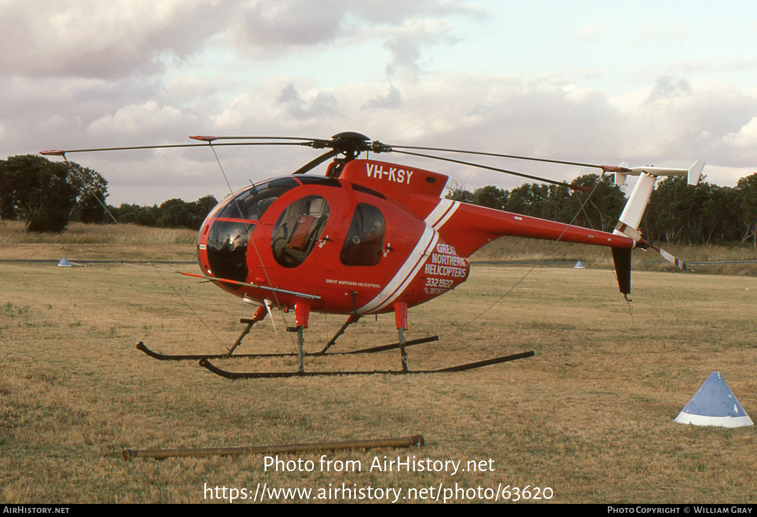 Aircraft Photo of VH-KSY | Hughes 500D (369D) | Great Northern Helicopters | AirHistory.net #63620