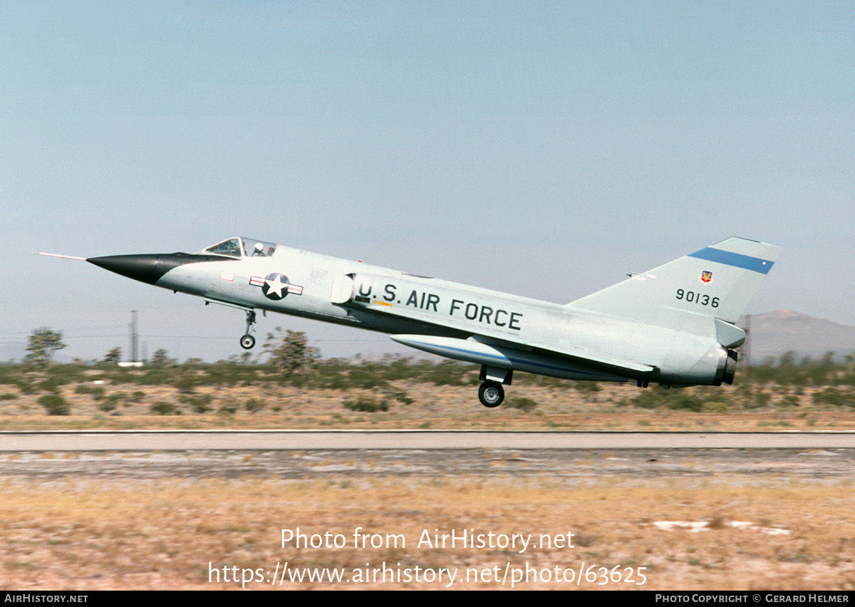 Aircraft Photo of 59-0136 / 90136 | Convair F-106A Delta Dart | USA - Air Force | AirHistory.net #63625