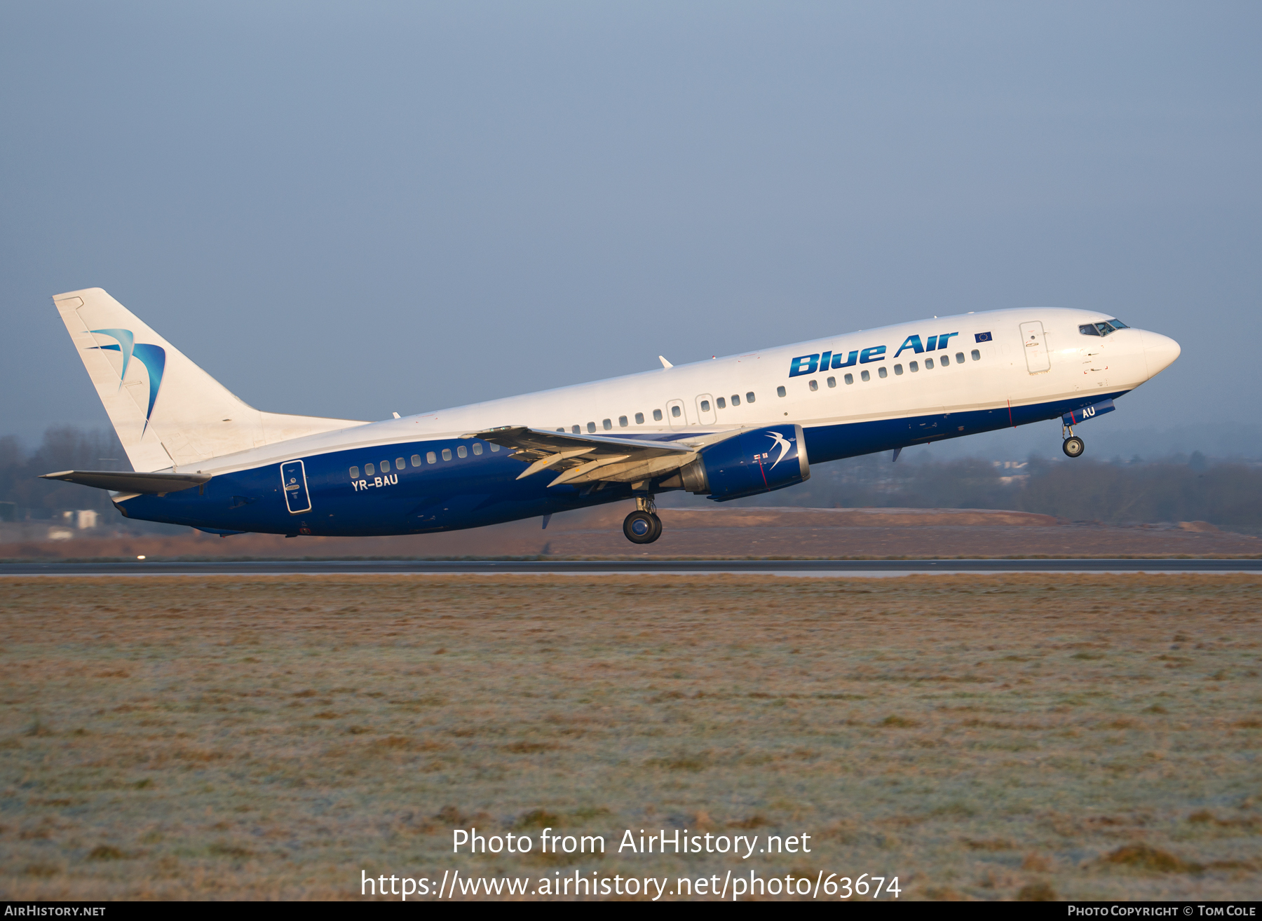 Aircraft Photo of YR-BAU | Boeing 737-4Y0 | Blue Air | AirHistory.net #63674