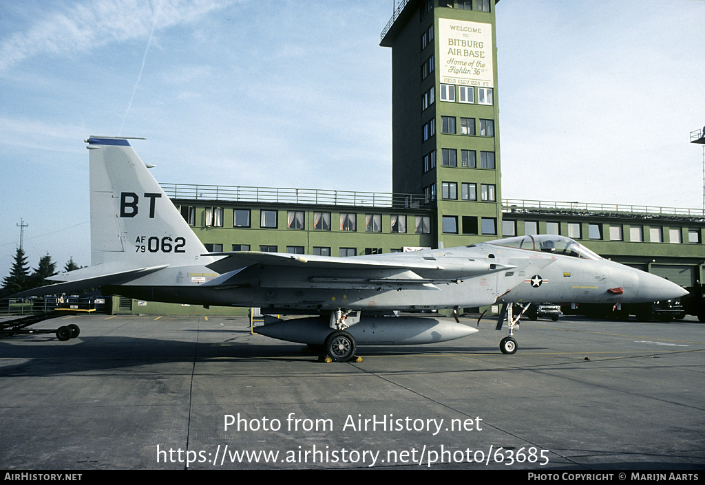 Aircraft Photo of 79-0062 / AF79-062 | McDonnell Douglas F-15C Eagle | USA - Air Force | AirHistory.net #63685