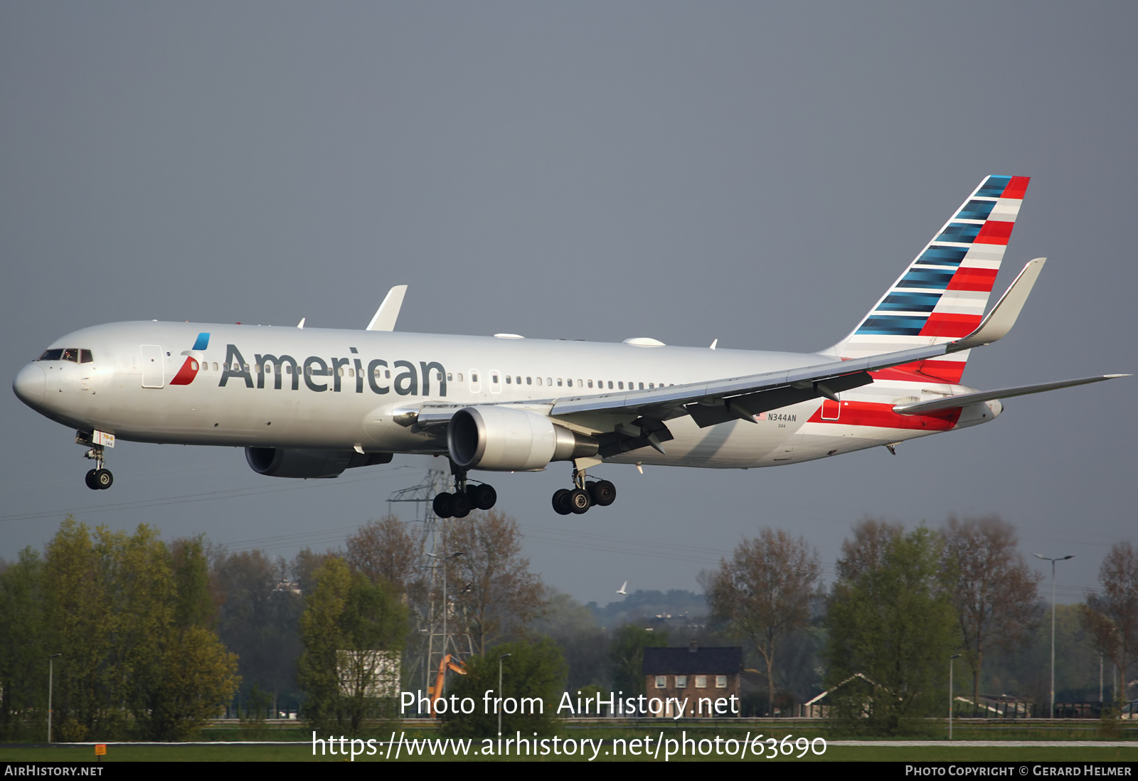 Aircraft Photo of N344AN | Boeing 767-323/ER | American Airlines | AirHistory.net #63690