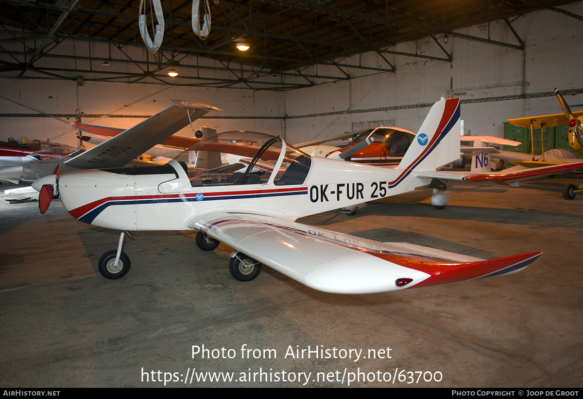 Aircraft Photo of OK-FUR-25 | Evektor-Aerotechnik EV-97 Eurostar | Aeroklub Vyškov | AirHistory.net #63700