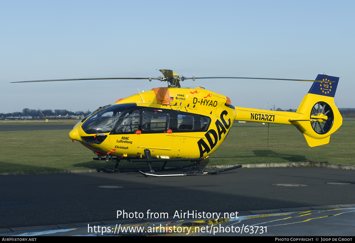 Aircraft Photo of D-HYAO | Airbus Helicopters H-145 (BK-117D-2) | ADAC Luftrettung | AirHistory.net #63731