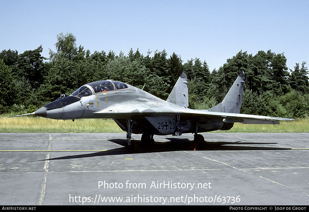 Aircraft Photo of 2923 | Mikoyan-Gurevich MiG-29UB (9-51) | Germany - Air Force | AirHistory.net #63736