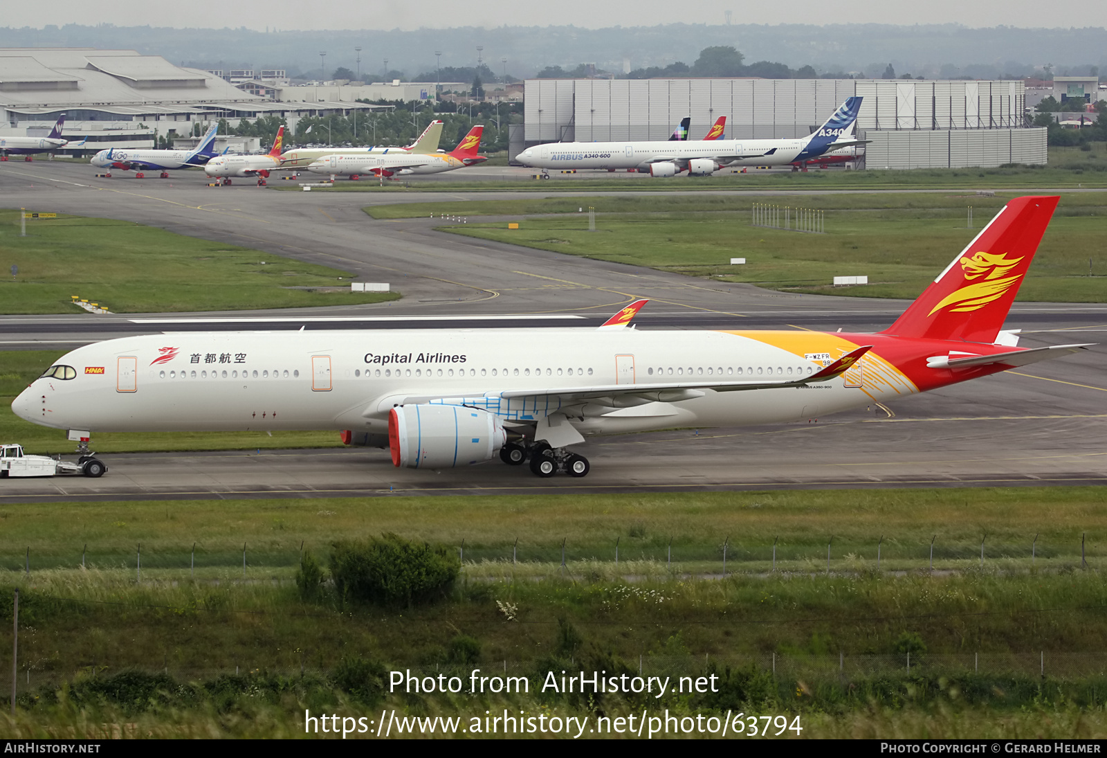 Aircraft Photo of F-WZFR | Airbus A350-941 | Capital Airlines | AirHistory.net #63794