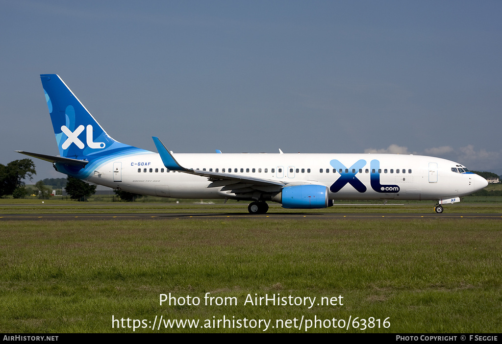 Aircraft Photo of C-GOAF | Boeing 737-86N | XL Airways | AirHistory.net #63816