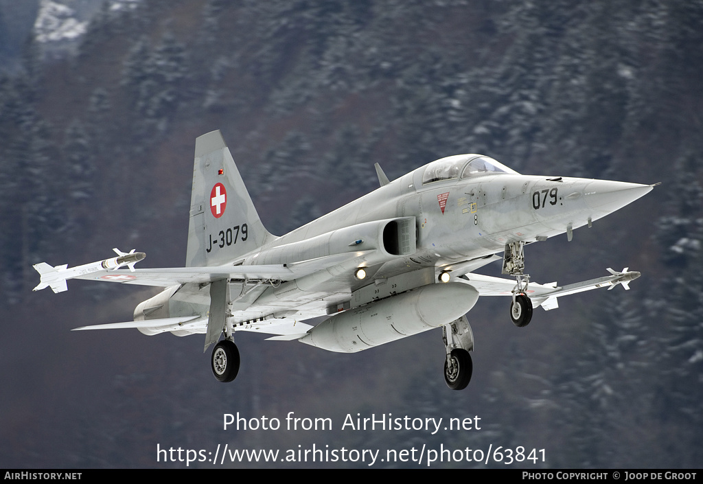 Aircraft Photo of J-3079 | Northrop F-5E Tiger II | Switzerland - Air Force | AirHistory.net #63841