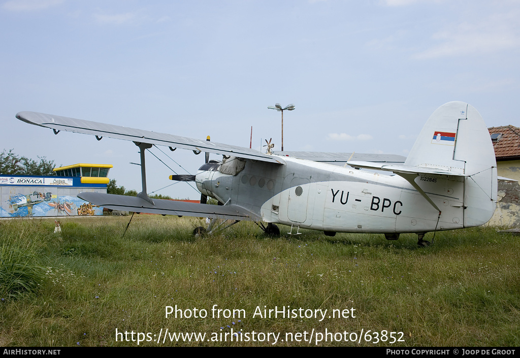 Aircraft Photo of YU-BPC | Antonov An-2R | AirHistory.net #63852