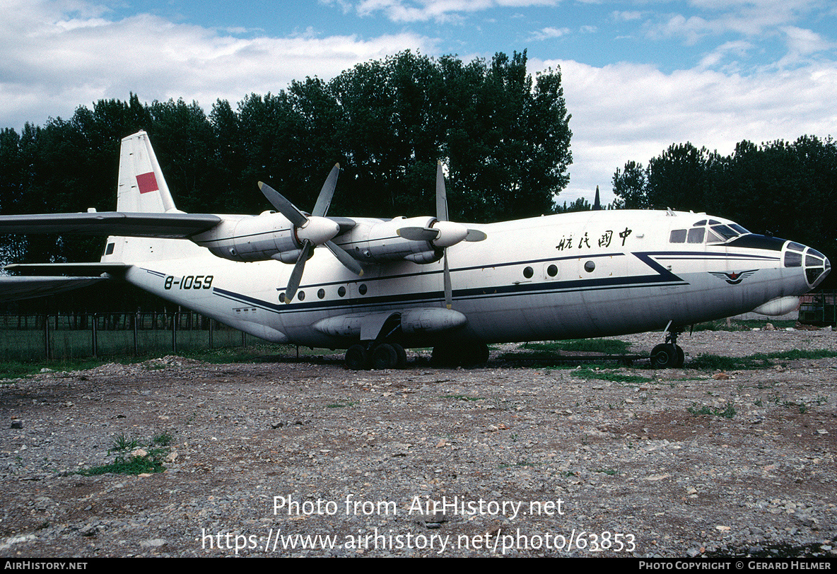 Aircraft Photo of B-1059 | Antonov An-12BP | CAAC - Civil Aviation Administration of China | AirHistory.net #63853