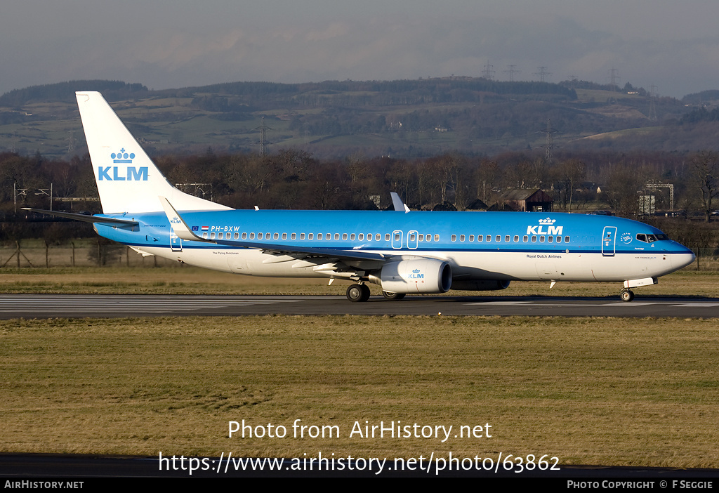 Aircraft Photo of PH-BXW | Boeing 737-8K2 | KLM - Royal Dutch Airlines | AirHistory.net #63862