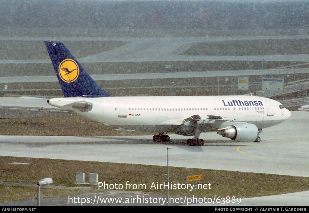 Aircraft Photo of D-AICP | Airbus A310-203 | Lufthansa | AirHistory.net #63889