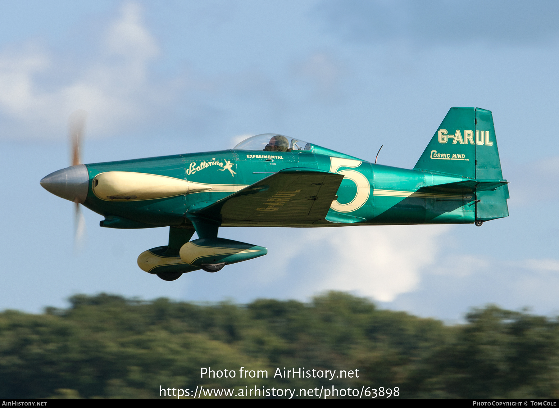 Aircraft Photo of G-ARUL | LeVier Cosmic Wind | AirHistory.net #63898