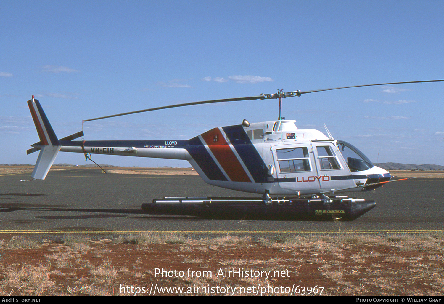 Aircraft Photo of VH-CIH | Bell 206B-3 JetRanger III | Lloyd Helicopters | AirHistory.net #63967