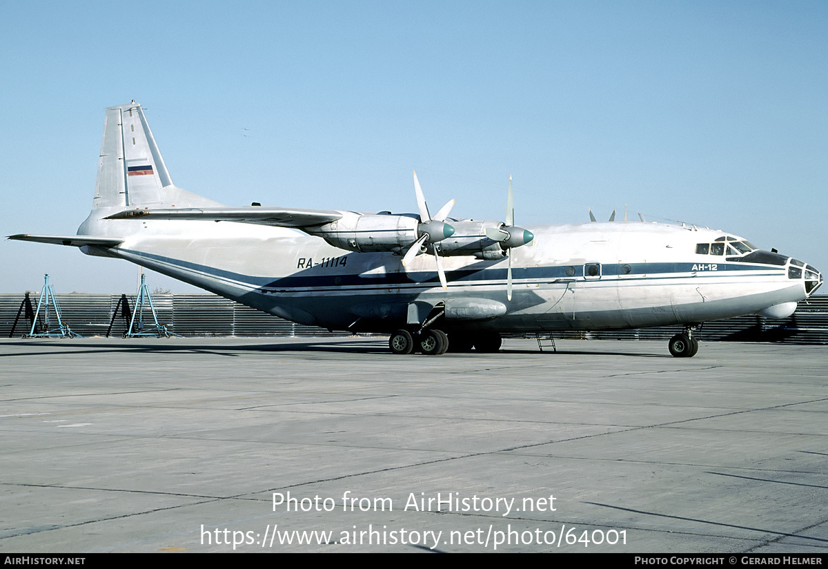 Aircraft Photo of RA-11114 | Antonov An-12B | AirHistory.net #64001