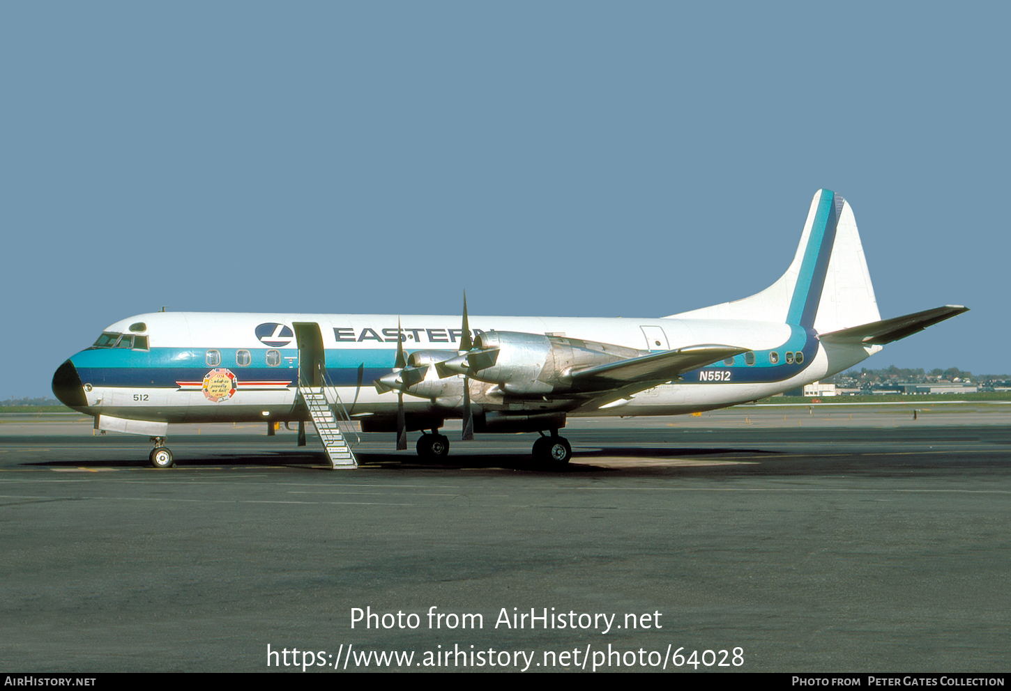 Aircraft Photo of N5512 | Lockheed L-188A Electra | Eastern Air Lines | AirHistory.net #64028