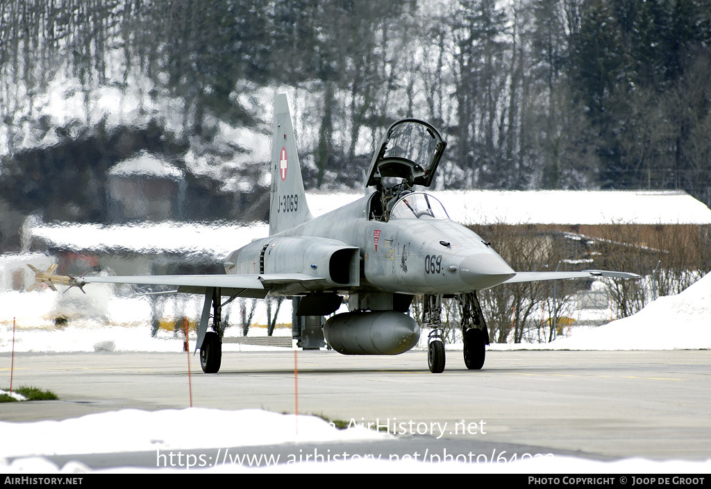 Aircraft Photo of J-3069 | Northrop F-5E Tiger II | Switzerland - Air Force | AirHistory.net #64032