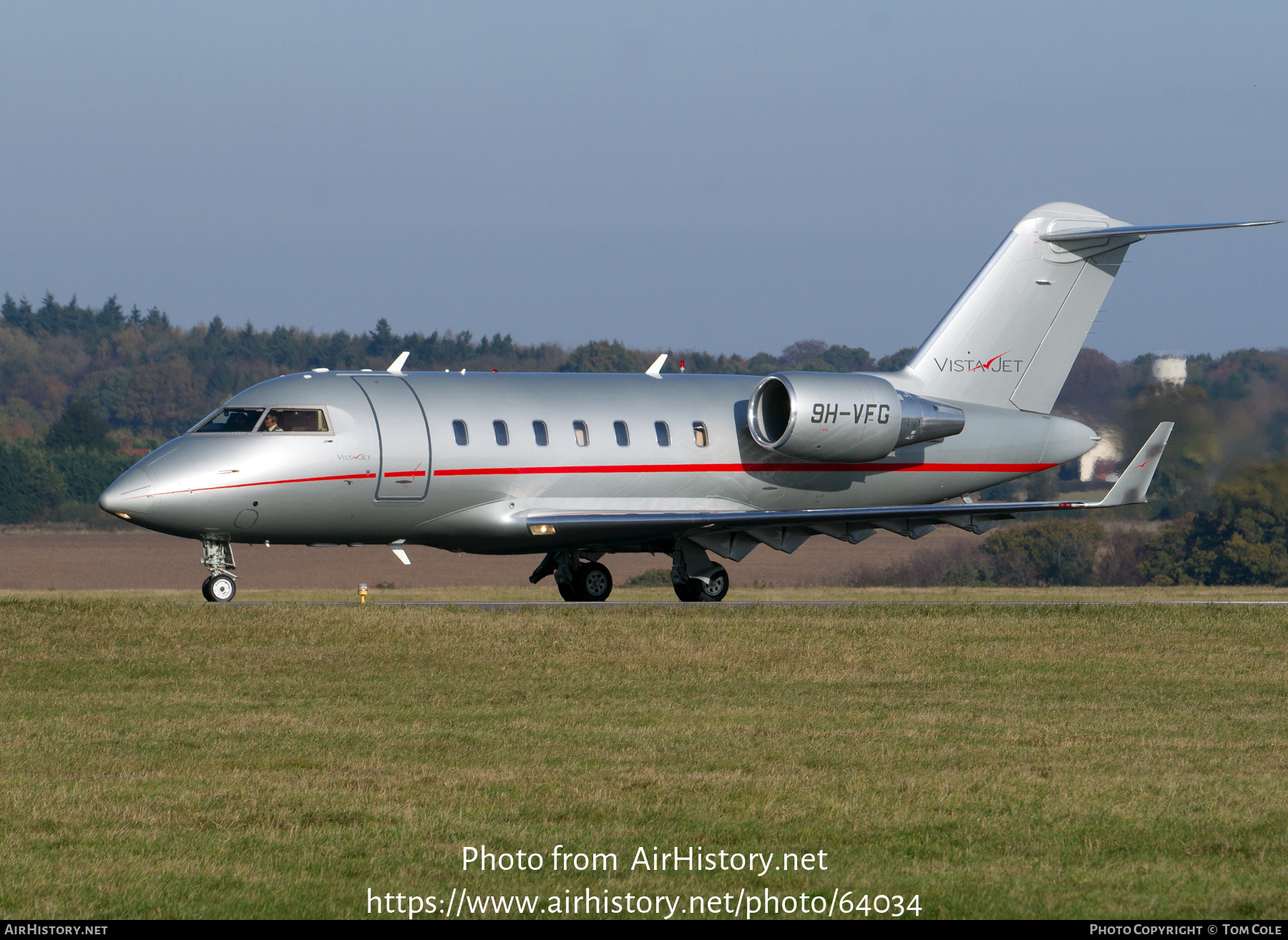 Aircraft Photo of 9H-VFG | Bombardier Challenger 605 (CL-600-2B16) | VistaJet | AirHistory.net #64034