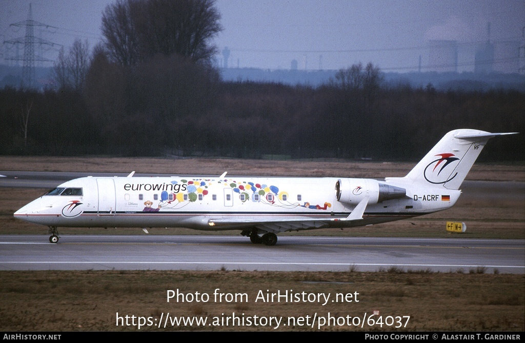 Aircraft Photo of D-ACRF | Bombardier CRJ-200ER (CL-600-2B19) | Eurowings | AirHistory.net #64037