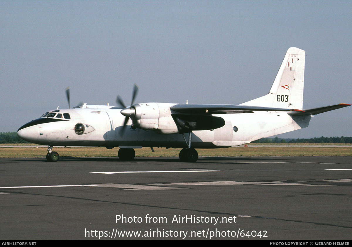 Aircraft Photo of 603 | Antonov An-26 | Hungary - Air Force | AirHistory.net #64042