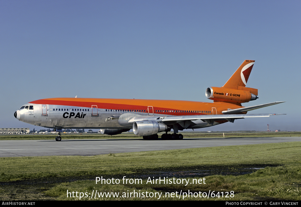 Aircraft Photo Of C Gcpe Mcdonnell Douglas Dc 10 30 Cp Air Airhistory Net