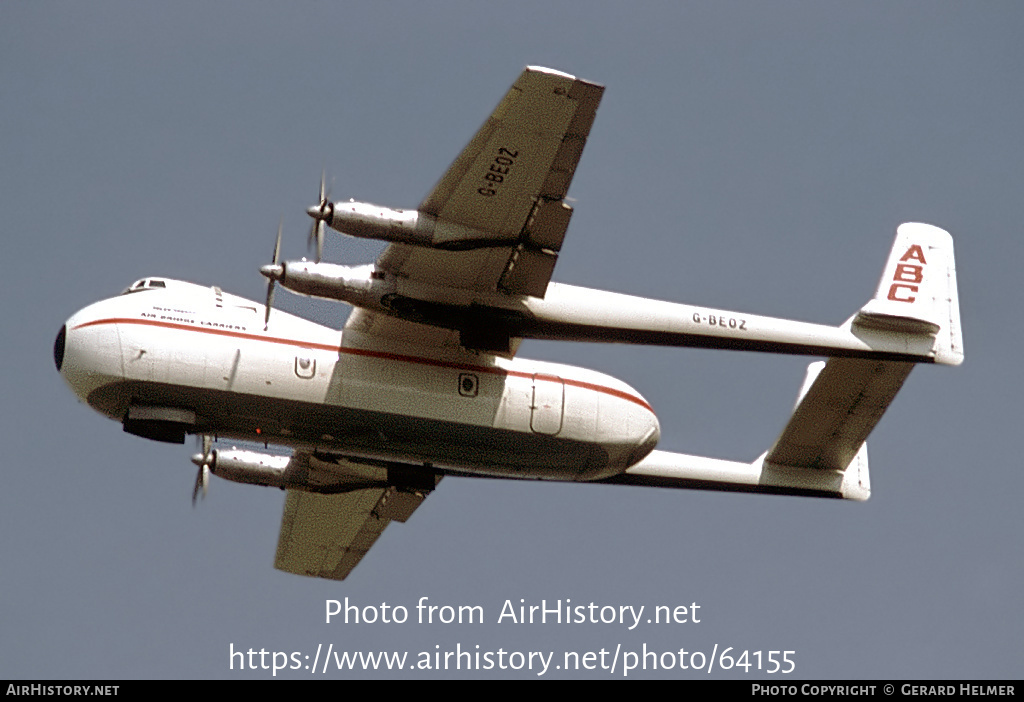 Aircraft Photo of G-BEOZ | Armstrong Whitworth AW-650 Argosy 101 | Air Bridge Carriers - ABC | AirHistory.net #64155