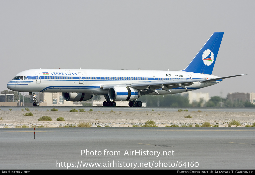 Aircraft Photo of VP-BBS | Boeing 757-22L | Azerbaijan Airlines - AZAL - AHY | AirHistory.net #64160