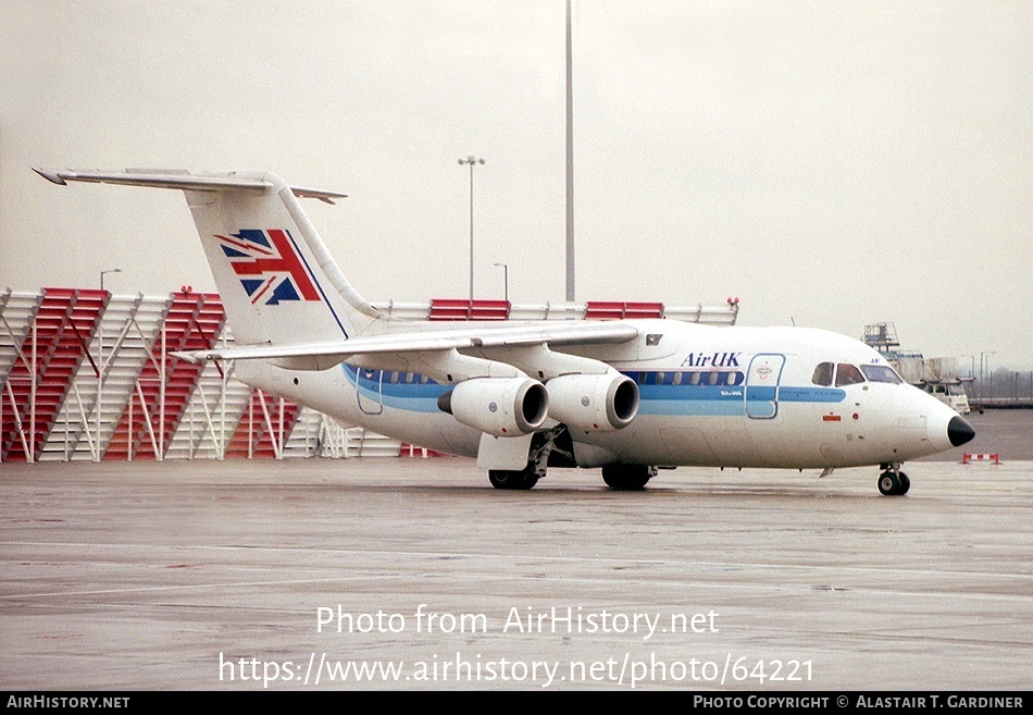 Aircraft Photo of G-UKJF | British Aerospace BAe-146-100 | Air UK | AirHistory.net #64221