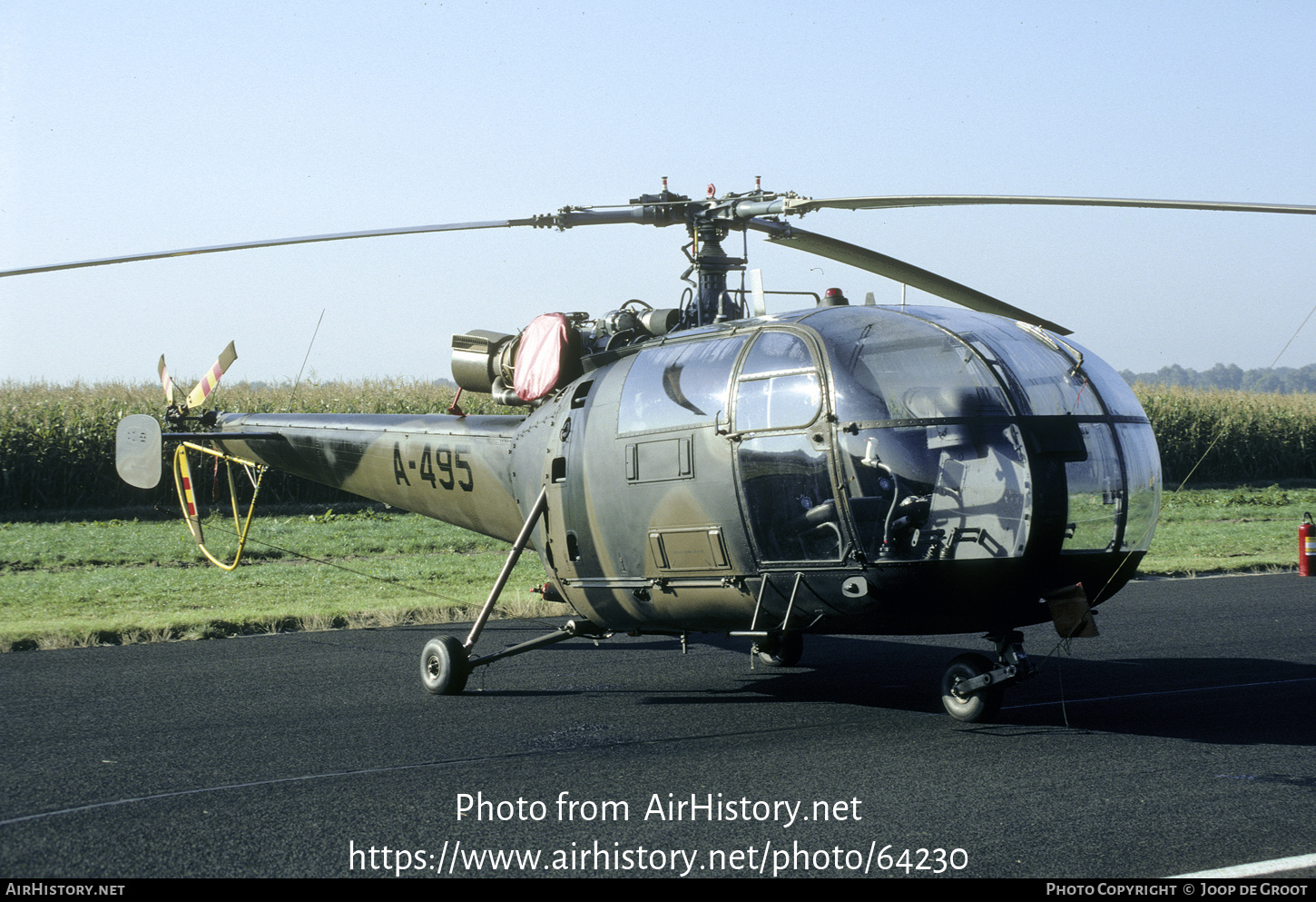 Aircraft Photo of A-495 | Sud SE-3160 Alouette III | Netherlands - Air Force | AirHistory.net #64230