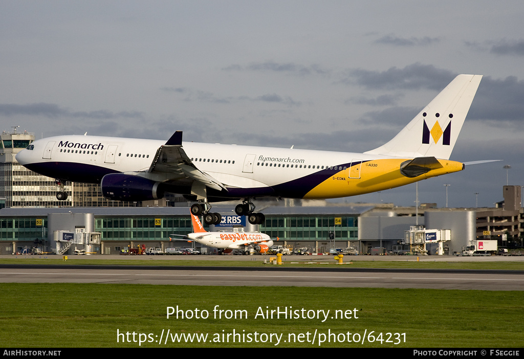 Aircraft Photo of G-EOMA | Airbus A330-243 | Monarch Airlines | AirHistory.net #64231