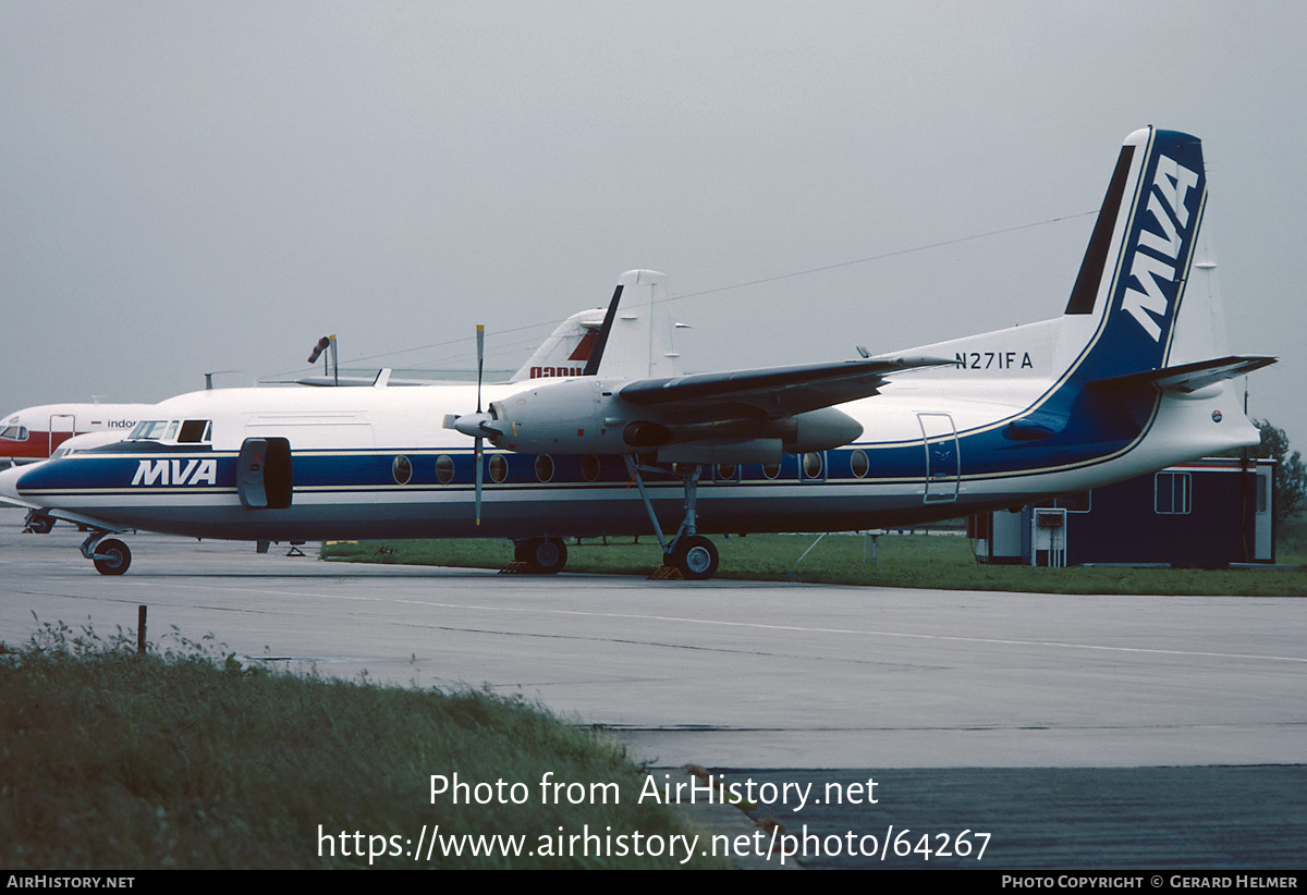 Aircraft Photo of N271FA | Fokker F27-500 Friendship | Mississippi Valley Airlines - MVA | AirHistory.net #64267